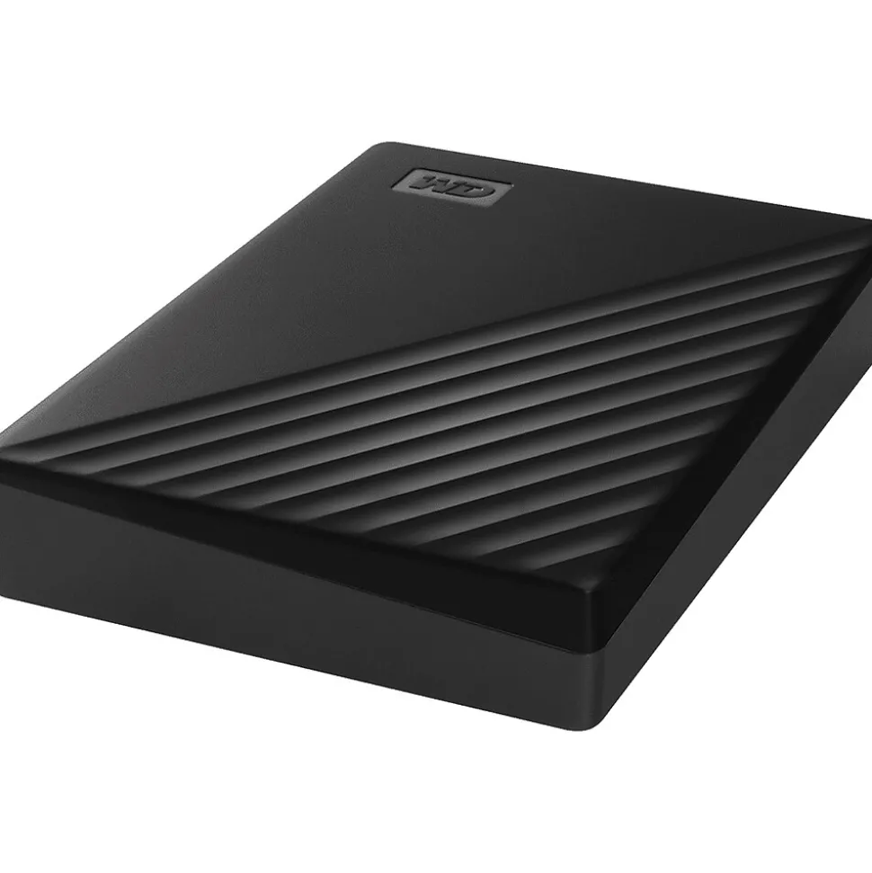 WD My Passport 4TB USB 3.2 Gen 1 External Hard Drive, Black (WDBPKJ0040BBK-WESN)