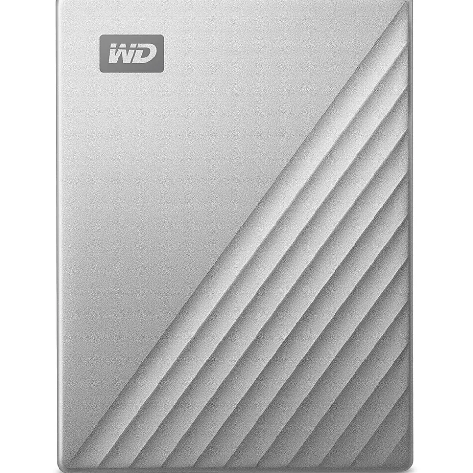 WD My Passport Ultra 2TB External USB 3.0 Portable Hard Drive, Silver (WDBKYJ0020BSL-WESN)
