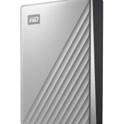 WD My Passport Ultra 4TB USB 3.0 External Hard Drive, Silver (WDBFTM0040BSL-WESN)