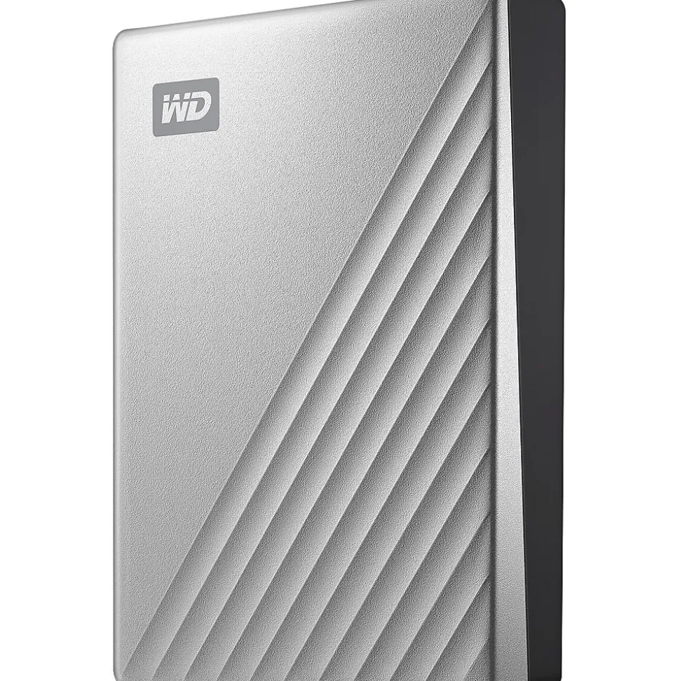 WD My Passport Ultra 4TB USB 3.0 External Hard Drive, Silver (WDBFTM0040BSL-WESN)