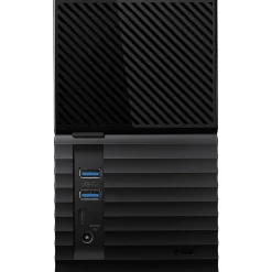 WD 16TB My Book Duo Desktop RAID External Hard Drive, USB 3.1 (WDBFBE0160JBK-NESN)