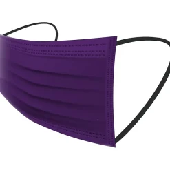 WeCare Disposable Face Masks, Assorted Violet Tones, 50/Pack (WMN100135)