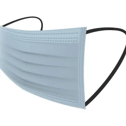 WeCare Disposable Face Masks, One Size, Assorted Ocean Tones, 50/Pack (WMN100133)