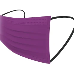 WeCare Disposable Face Masks, Kids, Assorted Violet Tones, 50/Pack (WMN100138)