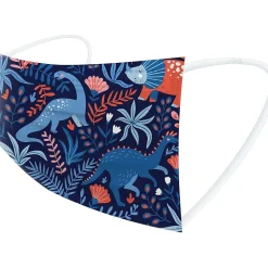 WeCare Disposable Face Masks, Kids, Assorted Dinosaur Designs, 50/Pack (WMN100128)