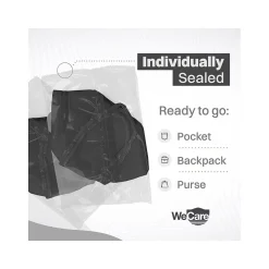 WeCare Disposable KN95 Face Mask, Adult, Black, 20 Masks/Box, 50 Boxes/Pack (TBN202937)