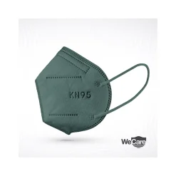 WeCare Disposable KN95 Face Mask, Adult, Dark Green, 20 Masks/Box, 3 Boxes/Pack (TBN203227)
