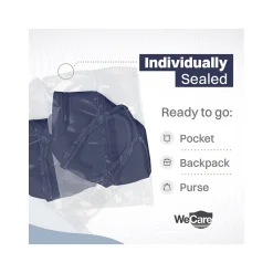 WeCare Disposable KN95 Face Mask, Adult, Navy, 20 Masks/Box, 3 Boxes/Pack (TBN203228)