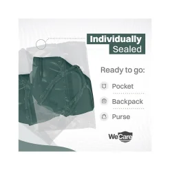 WeCare Disposable KN95 Face Mask, Adult, Dark Green, 20 Masks/Box, 50 Boxes/Pack (TBN203232)