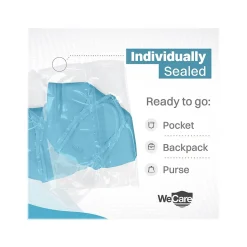 WeCare Disposable KN95 Face Mask, Adult, Blue, 20/Pack (WCKN97)