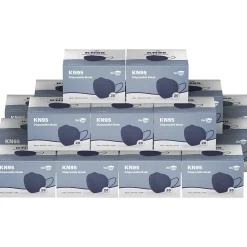 WeCare Disposable KN95 Face Mask, Adult, Navy, 20 Masks/Box, 50 Boxes/Pack (TBN203233)