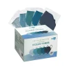WeCare Ocean Tones Disposable KN95 Fabric Face Masks, One Size, Assorted Colors, 20/Pack, 50 Packs/Carton (TBN203261)
