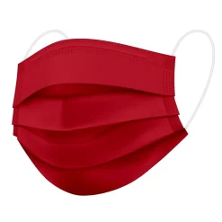 WeCare 3-ply Disposable Face Mask, Kids, Red, 50/Box (WMN100029)