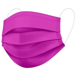 WeCare 3-ply Disposable Face Mask, Kids, Hot Pink, 50/Box (WMN100011)