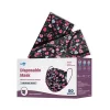 WeCare 3-ply Disposable Face Mask, Adult, Flowers, 50/Box (WMN100073)