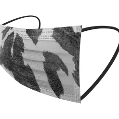 WeCare 3-ply Disposable Face Masks, Individually Wrapped, Kids, Assorted Animal Prints, 50/Box (WMN100082)