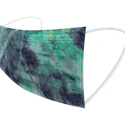 WeCare 3-ply Disposable Face Masks, Individually Wrapped, Adult, Assorted Colors, 50/Box (WMN100060)