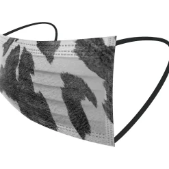 WeCare 3-ply Disposable Face Masks, Individually Wrapped , Adult, Assorted Animal Prints, 50/Box (WMN100078)