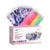 WeCare 3-ply Disposable Face Masks, Individually Wrapped, Kids, Multicolor, 50/Box (WMN100084)