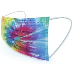 WeCare 3-ply Disposable Face Mask, Adult, Tie-Die, 50/Box (WMN100017)