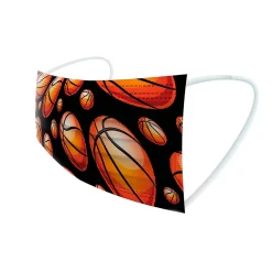 WeCare 3-ply Disposable Face Masks, Kids, Assorted Sports Designs, 50/Pack (WMN100080)