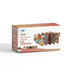 WeCare 3-ply Disposable Face Masks, Kids, Assorted Fall Designs, 50/Box (WMN100115)