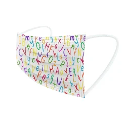 WeCare 3-ply Disposable Face Masks, Kids, Assorted Crayon Art Designs, 50/Box (WMN100116)