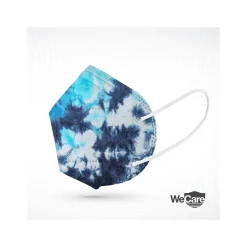 WeCare Tie Dye Disposable KN95 Fabric Face Masks, One Size, Assorted Colors, 20/Pack (WMN100127)
