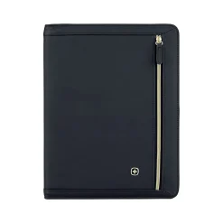 Wenger Amelie Polyester Padfolio with Zipper Closure, Navy (601565)