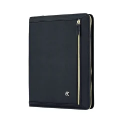 Wenger Amelie Polyester Padfolio with Zipper Closure, Navy (601565)