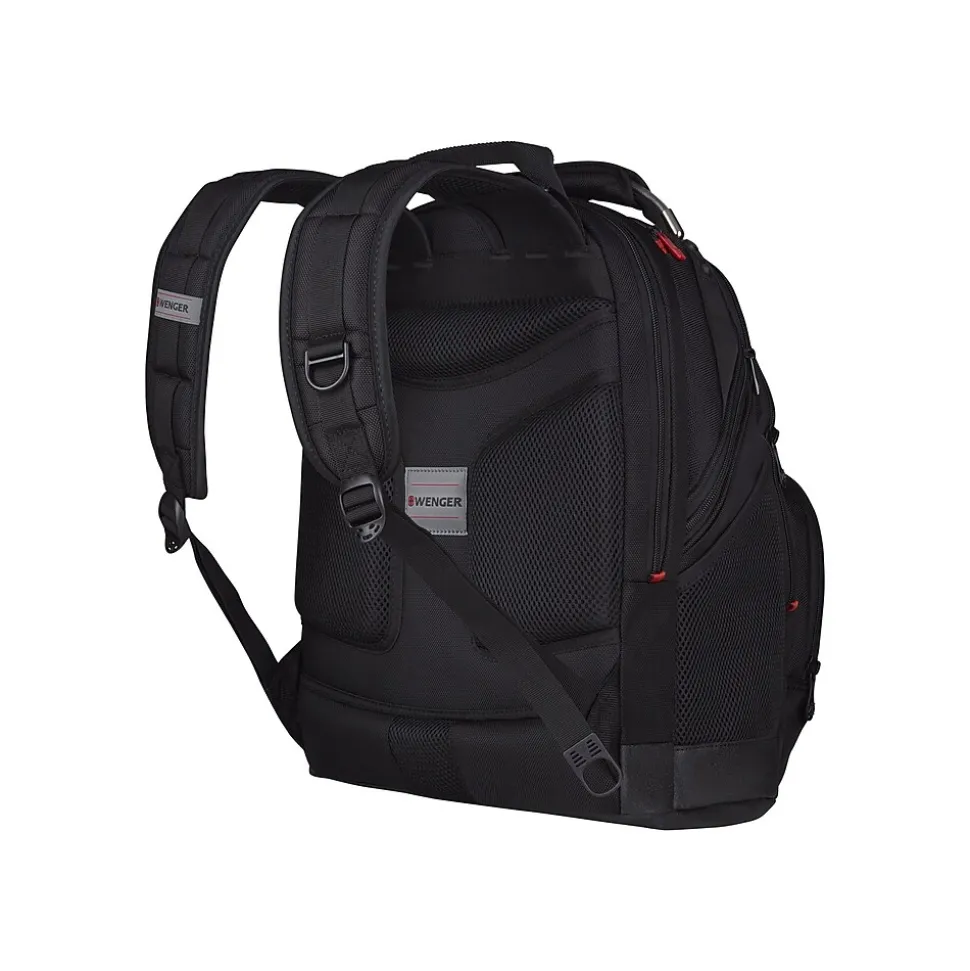 Wenger Laptop Backpack, Black Nylon (605074)