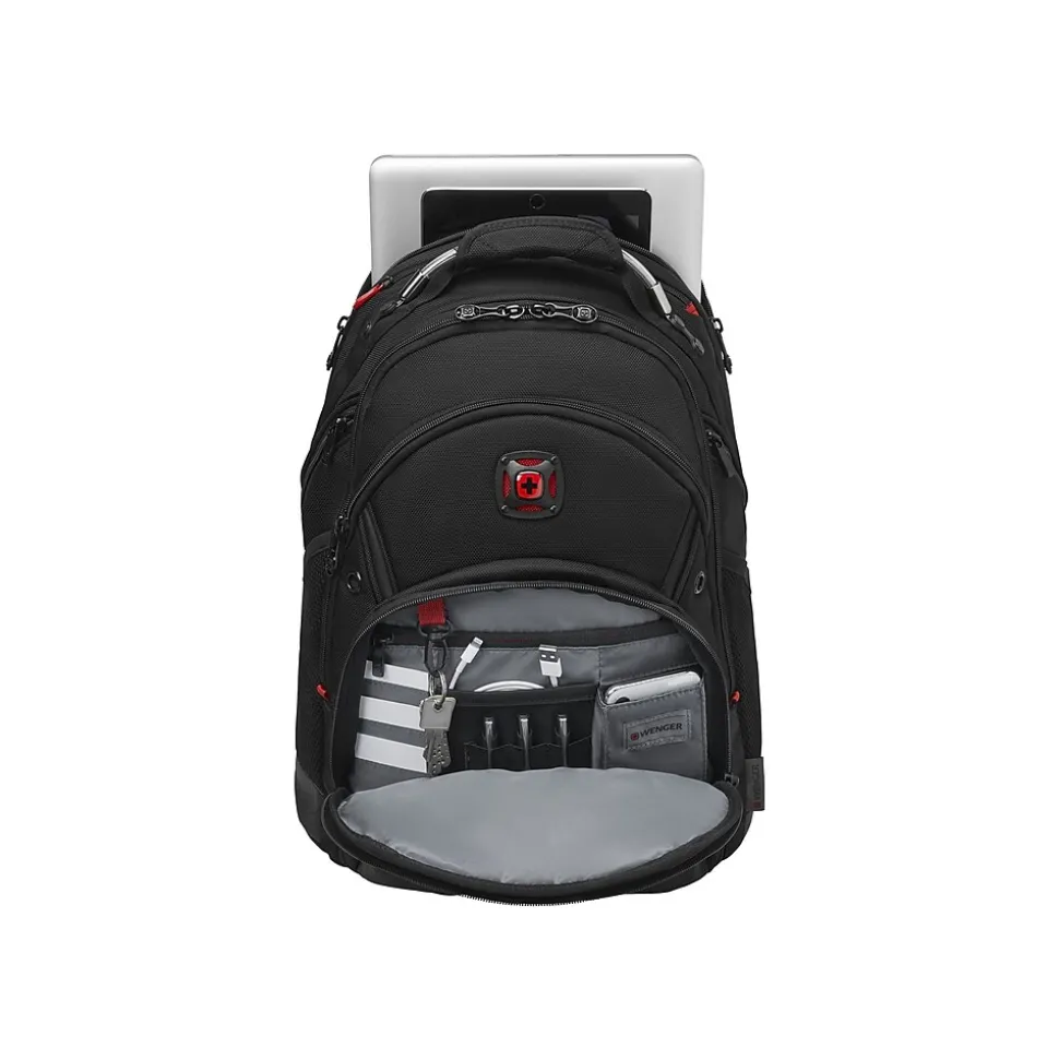 Wenger Laptop Backpack, Black Nylon (605074)