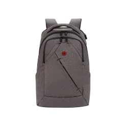 Wenger Laptop Backpack, Charcoal Heather Polyester (07613329059050)