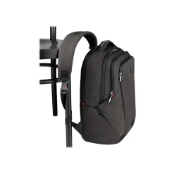 Wenger MX Professional Laptop Backpack, Heather Gray Polyester (611641)