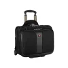 Wenger Patriot II Two Piece 17" Polyester Rolling Laptop Bag, Black (602685)
