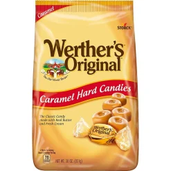 Werther's Original Carmel Hard Candies and Riesen Carmel Chocolates, 30 oz (600-00285)
