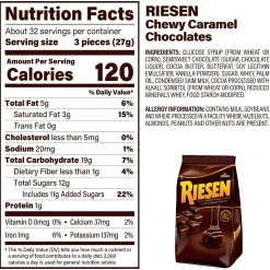 Werther's Original Carmel Hard Candies and Riesen Carmel Chocolates, 30 oz (600-00285)