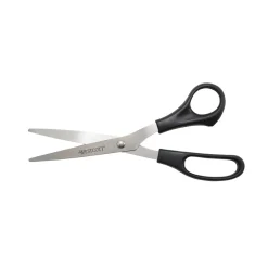 Westcott All Purpose 8" Stainless Steel Standard Scissors, Pointed Tip, Black, 3/Pack (16907)