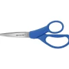 Westcott All Purpose Preferred 8" Stainless Steel Scissors, Pointed Tip, Blue (41218)