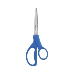 Westcott All Purpose Preferred 8" Stainless Steel Scissors, Pointed Tip, Blue (41218)