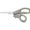 Westcott E-Z Open 8" Stainless Steel Multi-Purpose Scissors, Pointed Tip, Gray (13227)