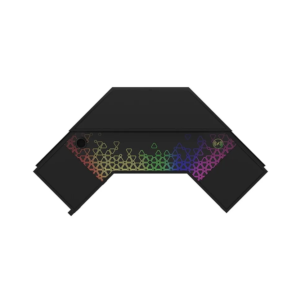 Whalen Leet LevelUp 53"W Corner Desk, Onyx (SPLS-LTCGD)