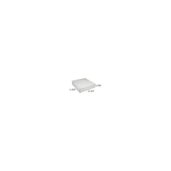 White Side-Loading Locking-Tab Mailers, 12-1/8" x 11-5/8" x 2-5/8", 50/Bundle