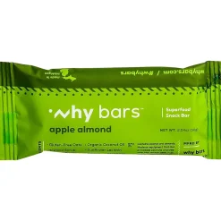 Why Bars Gluten-Free Apple Almond Superfood Energy Bar, 2.04 oz., 12 Bars/Box (WB3)