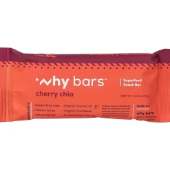 Why Bars Gluten-Free Cherry Chia Superfood Energy Bar, 2.04 oz., 12 Bars/Box (WB4)