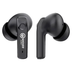 Wicked Audio MOJO 700 Wireless Active Noise Canceling Earbuds, Bluetooth, Black (WITW4750)