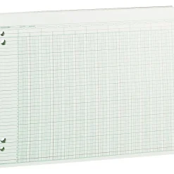Wilson Jones Ledger Paper, 24 Columns, 11" x 14", Green, 100 Sheets (WLJG3024)