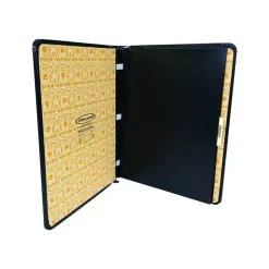 Wilson Jones Minute Record Book, 9.3"W x 11.6"H, Black, 250 Sheets/Book (W0395-11)