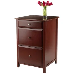 Winsome Delta File Cabinet, Walnut (94321)
