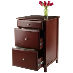 Winsome Delta File Cabinet, Walnut (94321)